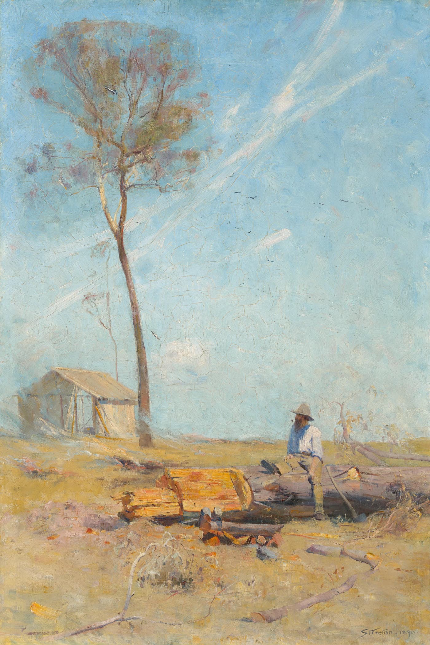 Cover for While the Billy Boils